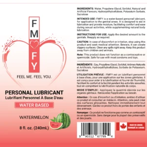 1oz (30ml) Watermelon Water-Based Lubricant